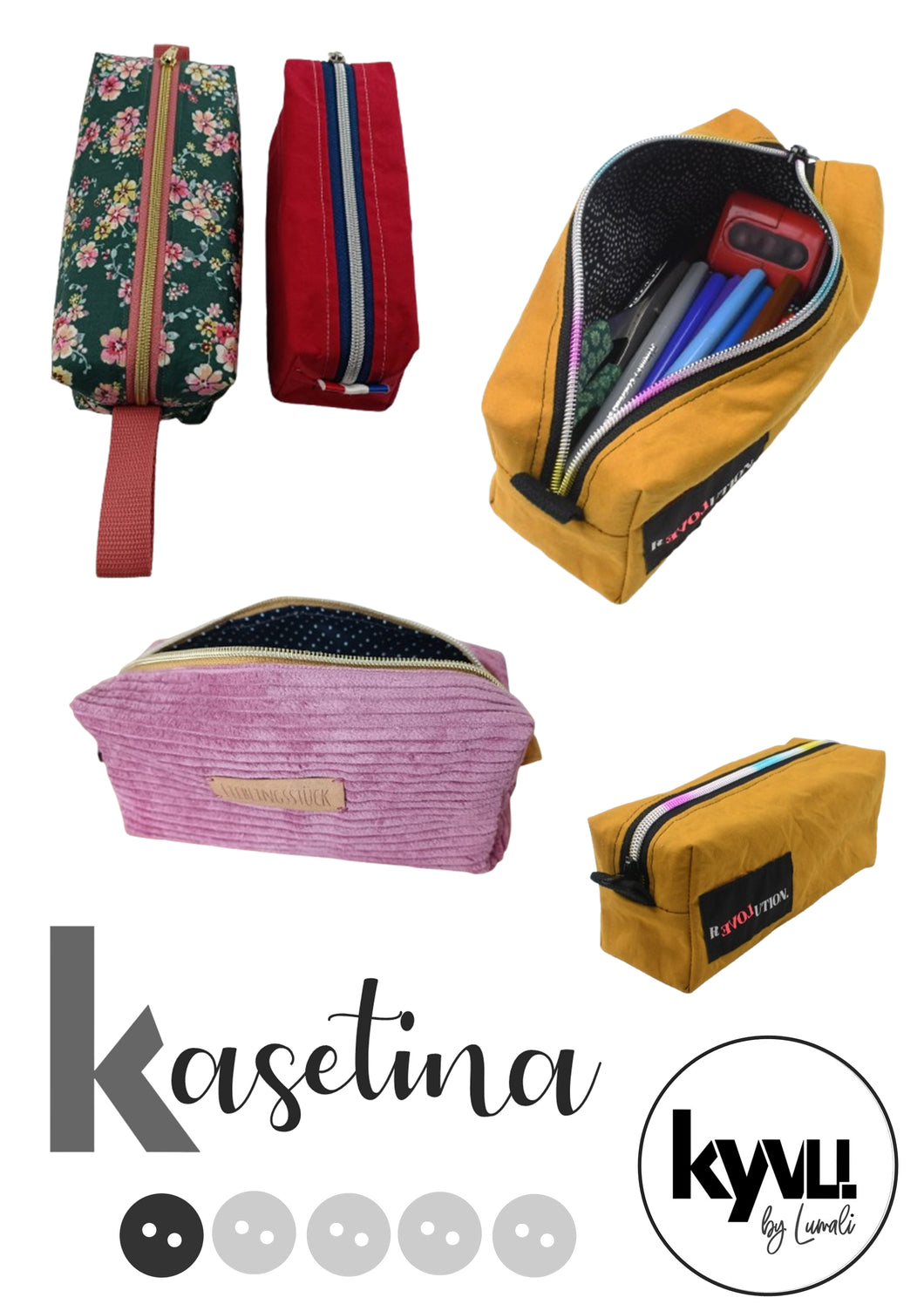 Kasetina Federtasche Kyvu.by Lumali